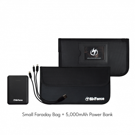 SiForce Faraday Bag and Power Bank Bundle