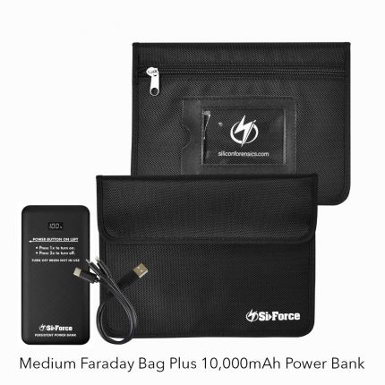 SiForce Faraday Bag and Power Bank Bundle