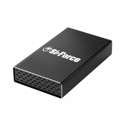 SiForce 10TB Enterprise USB 3.1 C Gen 2 C-C and USB A-C cables, External